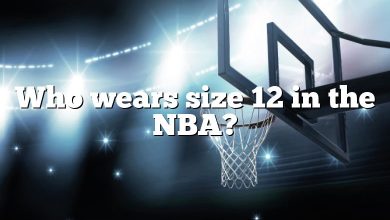 Who wears size 12 in the NBA?