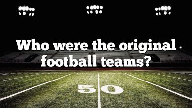 Who were the original football teams?
