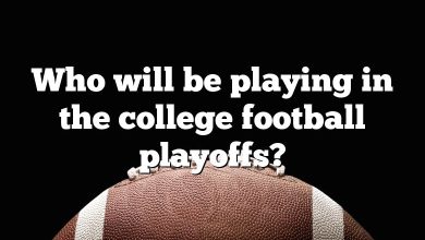 Who will be playing in the college football playoffs?
