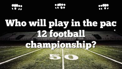 Who will play in the pac 12 football championship?