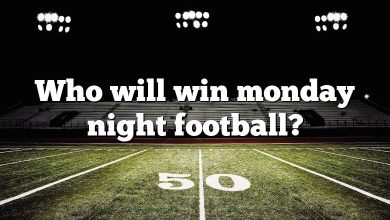 Who will win monday night football?
