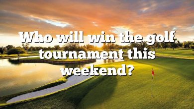 Who will win the golf tournament this weekend?