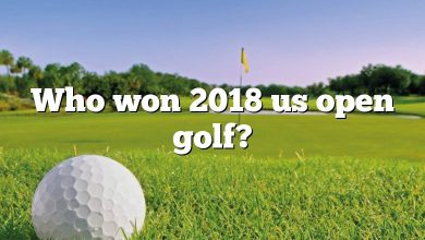 Who won 2018 us open golf?