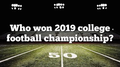 Who won 2019 college football championship?