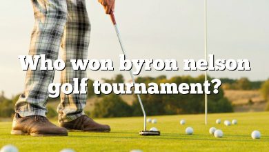 Who won byron nelson golf tournament?