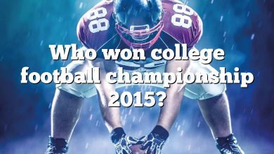 Who won college football championship 2015?