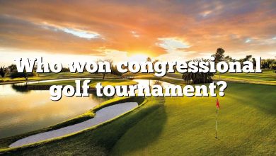 Who won congressional golf tournament?