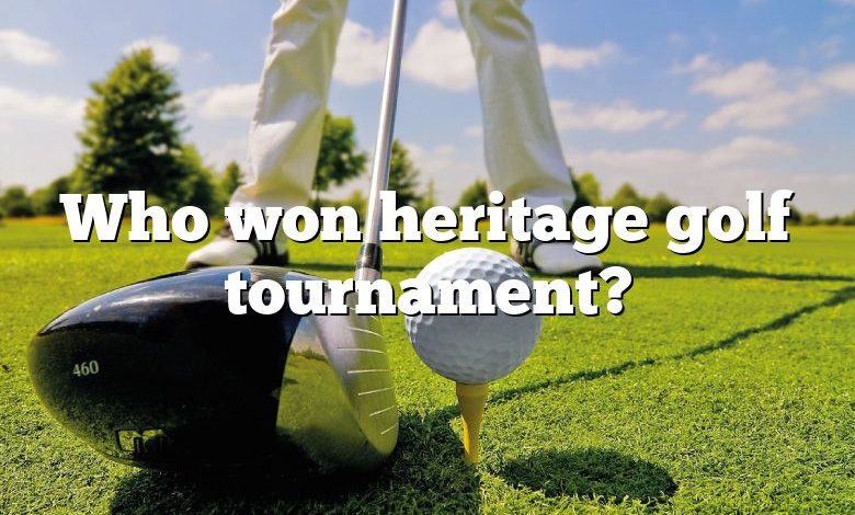 Who won heritage golf tournament?