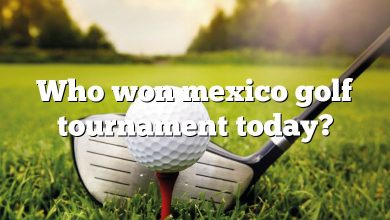 Who won mexico golf tournament today?