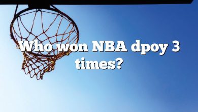 Who won NBA dpoy 3 times?