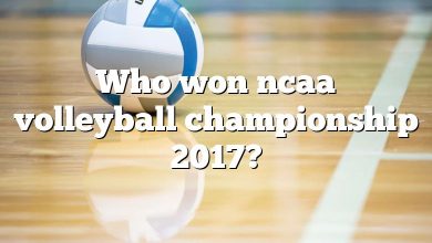 Who won ncaa volleyball championship 2017?