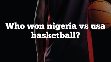 Who won nigeria vs usa basketball?