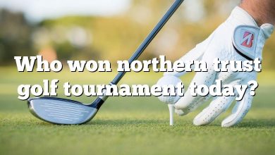 Who won northern trust golf tournament today?