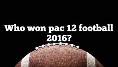 Who won pac 12 football 2016?