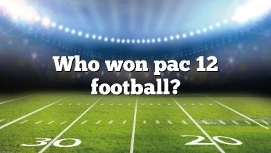 Who won pac 12 football?