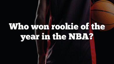 Who won rookie of the year in the NBA?