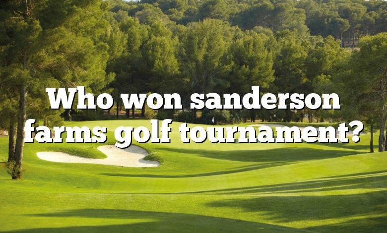 Who won sanderson farms golf tournament?