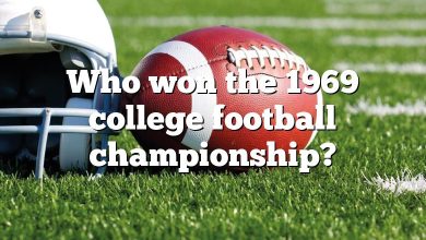 Who won the 1969 college football championship?