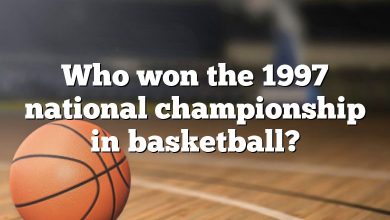 Who won the 1997 national championship in basketball?