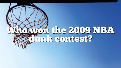 Who won the 2009 NBA dunk contest?