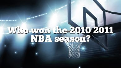 Who won the 2010 2011 NBA season?