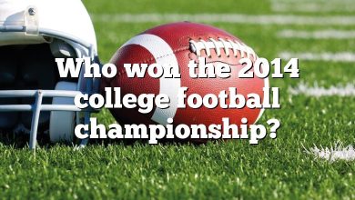 Who won the 2014 college football championship?