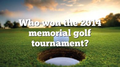 Who won the 2014 memorial golf tournament?