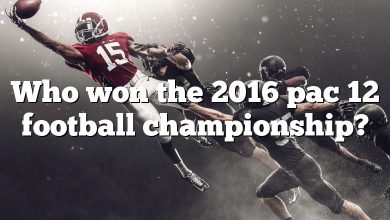 Who won the 2016 pac 12 football championship?