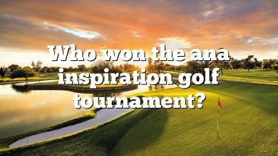 Who won the ana inspiration golf tournament?