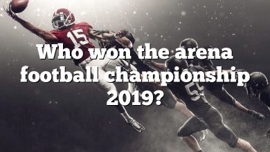 Who won the arena football championship 2019?