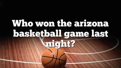Who won the arizona basketball game last night?