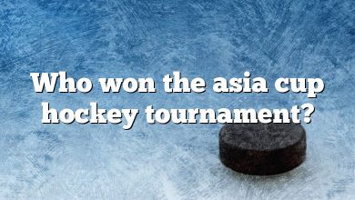 Who won the asia cup hockey tournament?