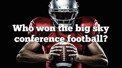 Who won the big sky conference football?