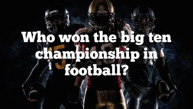 Who won the big ten championship in football?