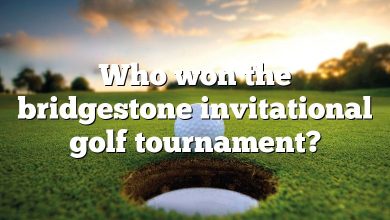 Who won the bridgestone invitational golf tournament?