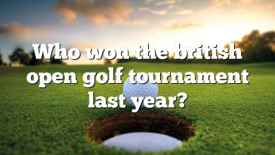 Who won the british open golf tournament last year?