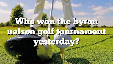 Who won the byron nelson golf tournament yesterday?