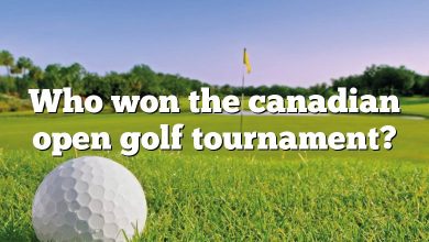 Who won the canadian open golf tournament?