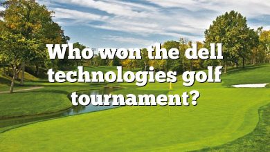 Who won the dell technologies golf tournament?