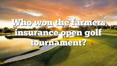 Who won the farmers insurance open golf tournament?