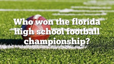 Who won the florida high school football championship?