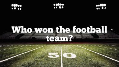 Who won the football team?