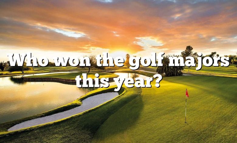 Who won the golf majors this year?