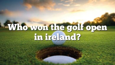 Who won the golf open in ireland?