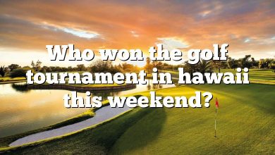 Who won the golf tournament in hawaii this weekend?