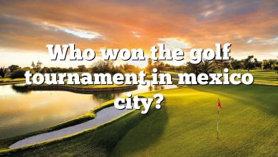 Who won the golf tournament in mexico city?