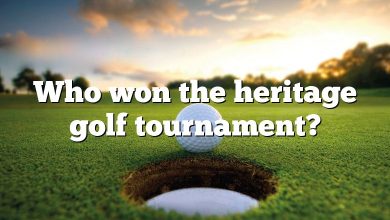 Who won the heritage golf tournament?