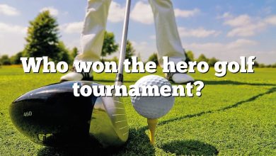 Who won the hero golf tournament?