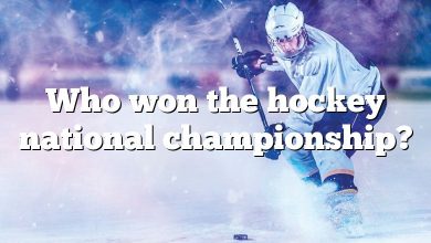 Who won the hockey national championship?