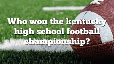 Who won the kentucky high school football championship?